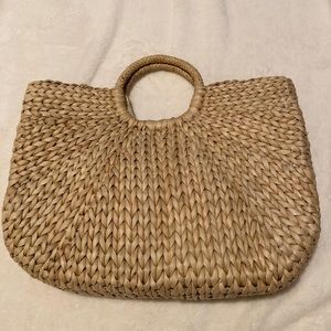 Talbots Straw Tote